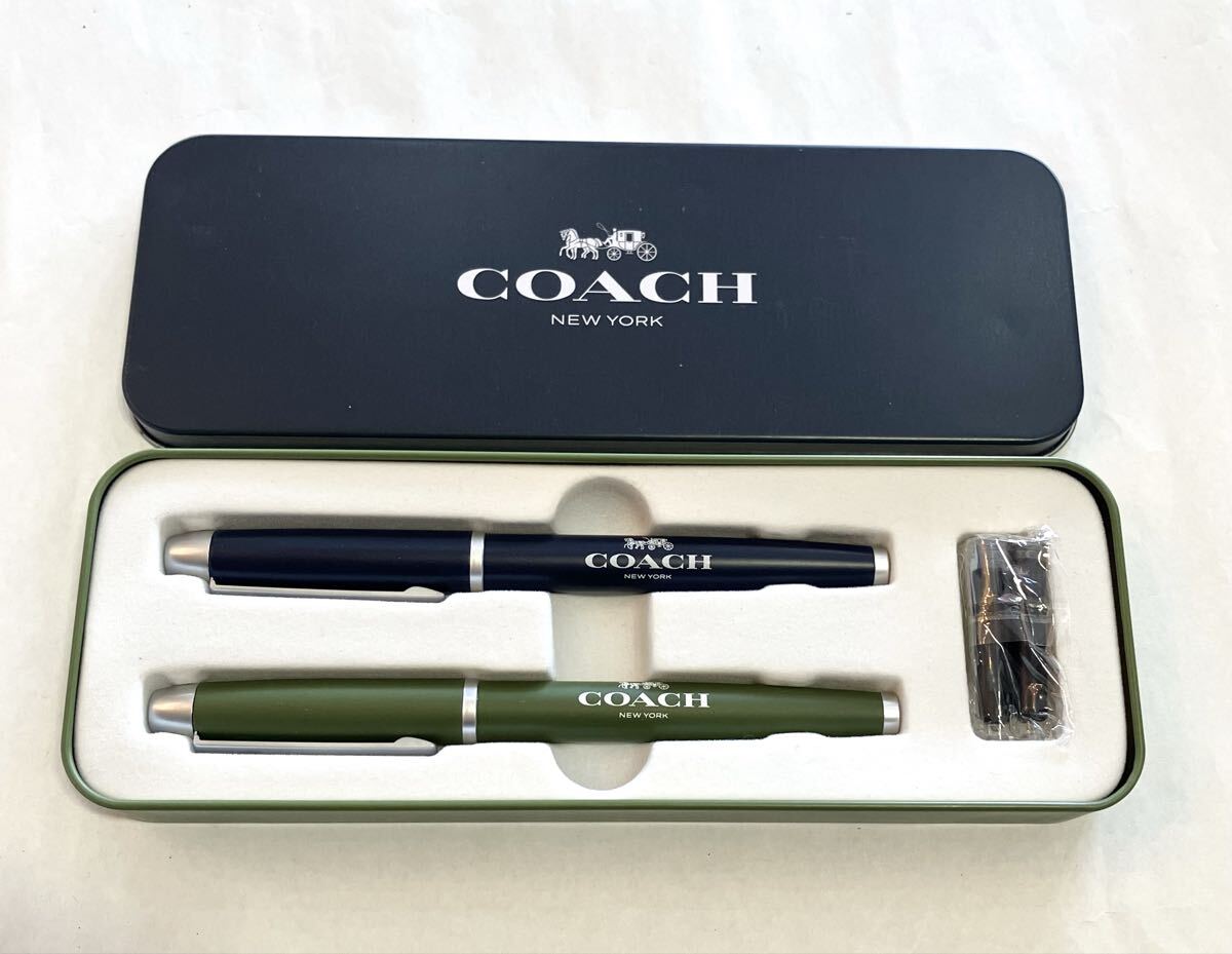 COACH コーチ 万年筆 ボールペン セット 未使用保管品