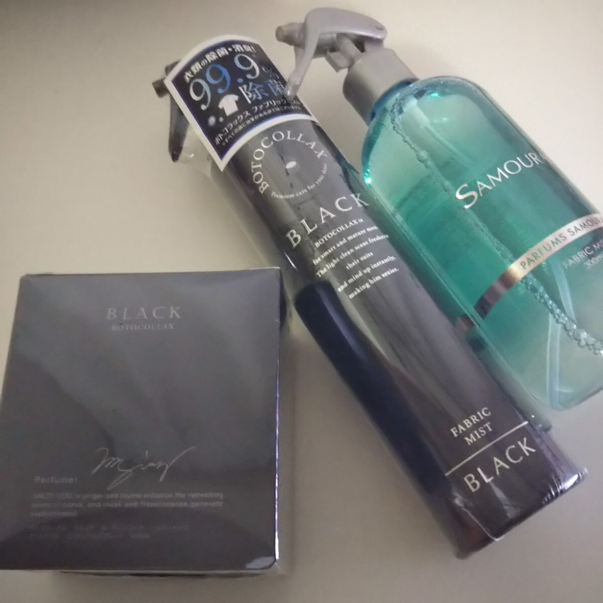 匿名/コンパクト便送込【未開封 ボトコラックス 2種・サムライミスト】香水 EDT ソルティドッグ100ml ファブリックミスト290ml 300ml