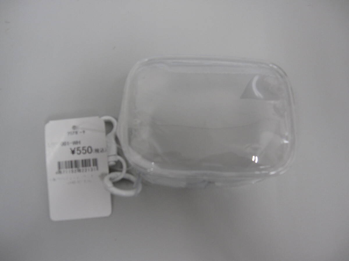 ★#234A 【未使用保管品】クリアポーチ リバティインターナショナル LBB-001-WH