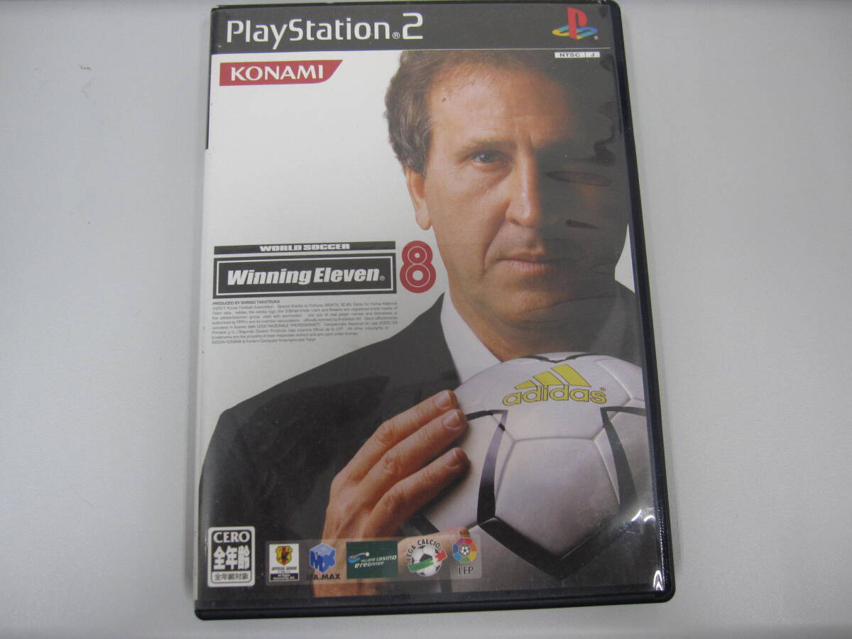 ★#50X 【長期保管品】PS2ソフト ワールドサッカー ウイニングイレブン8 プレイステーション2