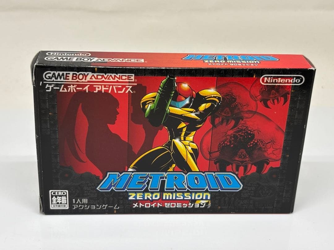 コレクター必見！メトロイドゼロミッション GBA 完品 箱説付 任天堂