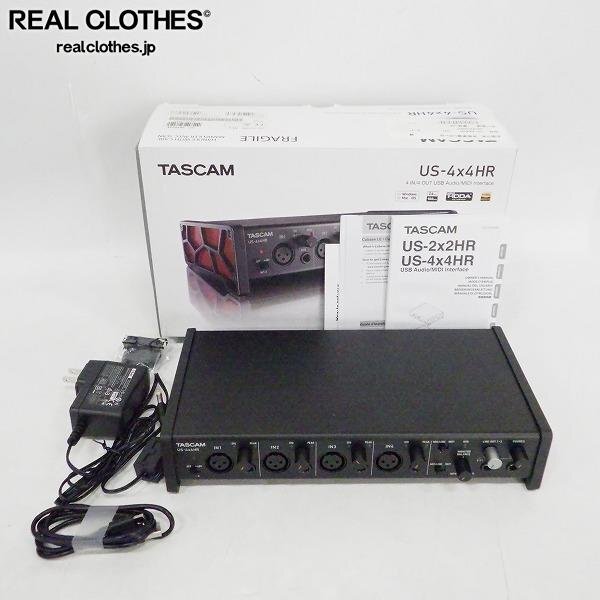 TASCAM/タスカム US-4x4HR USB オーディオ/MIDI インターフェース【通電確認済】 /080