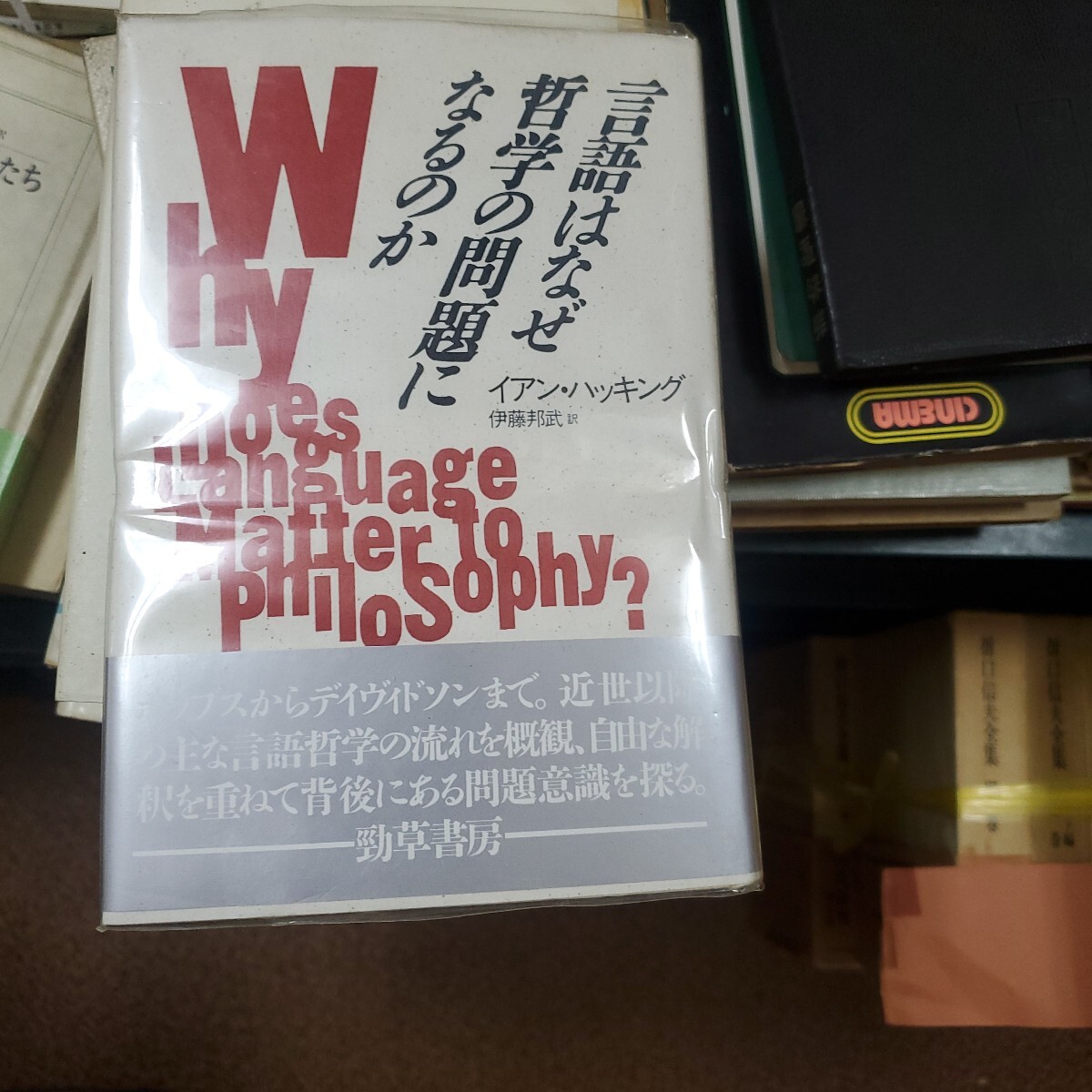 イアン・ハッキング 　言語はなぜ哲学の問題になるのか