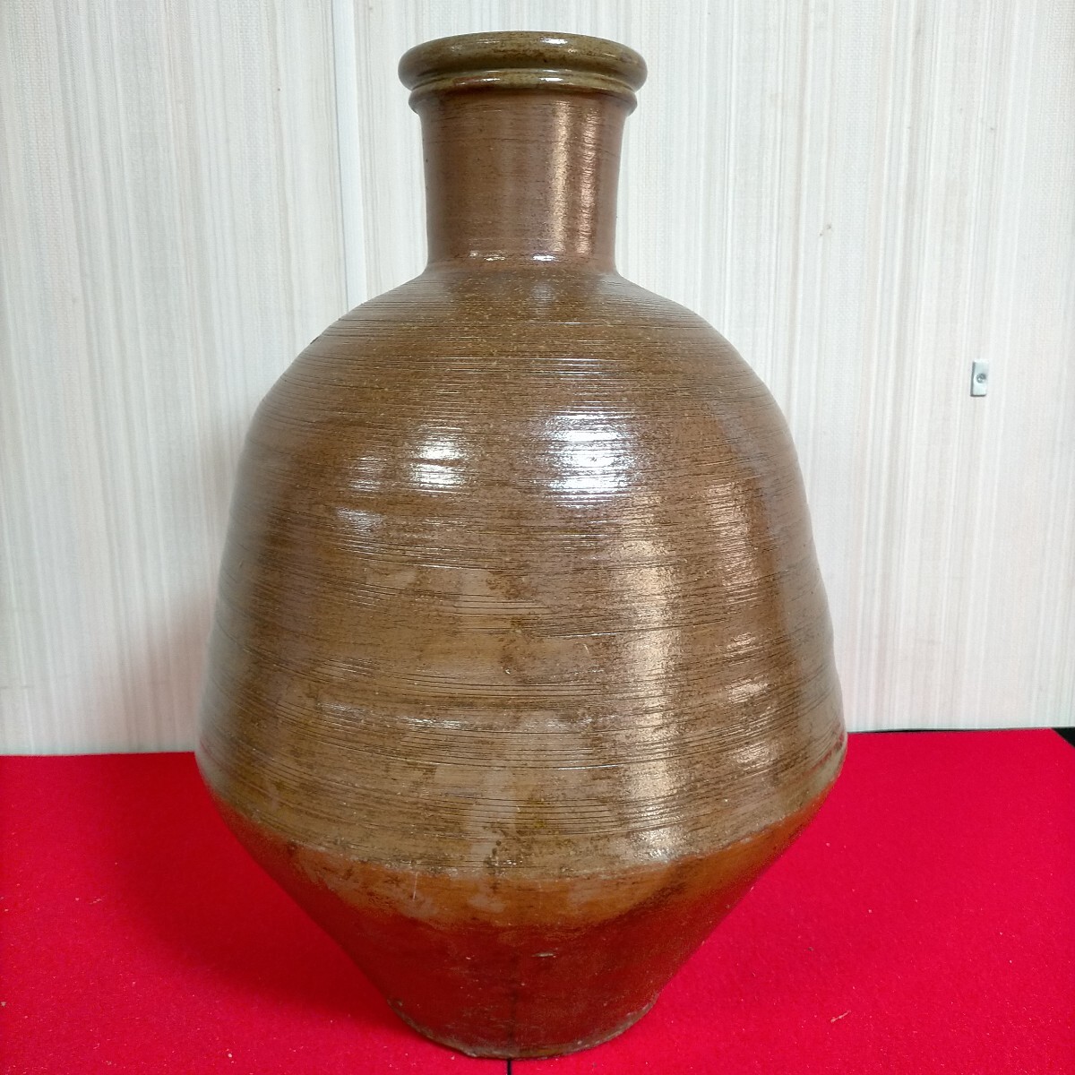 ● 古備前　壺　 花瓶　 酒器　 徳利　 インテリア　 陶器●Ｈ-3