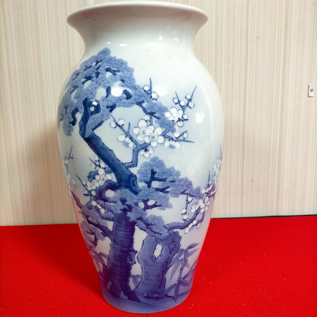 ● 花とべ焼 金城作　花器　 花入 花 茶器 染付●