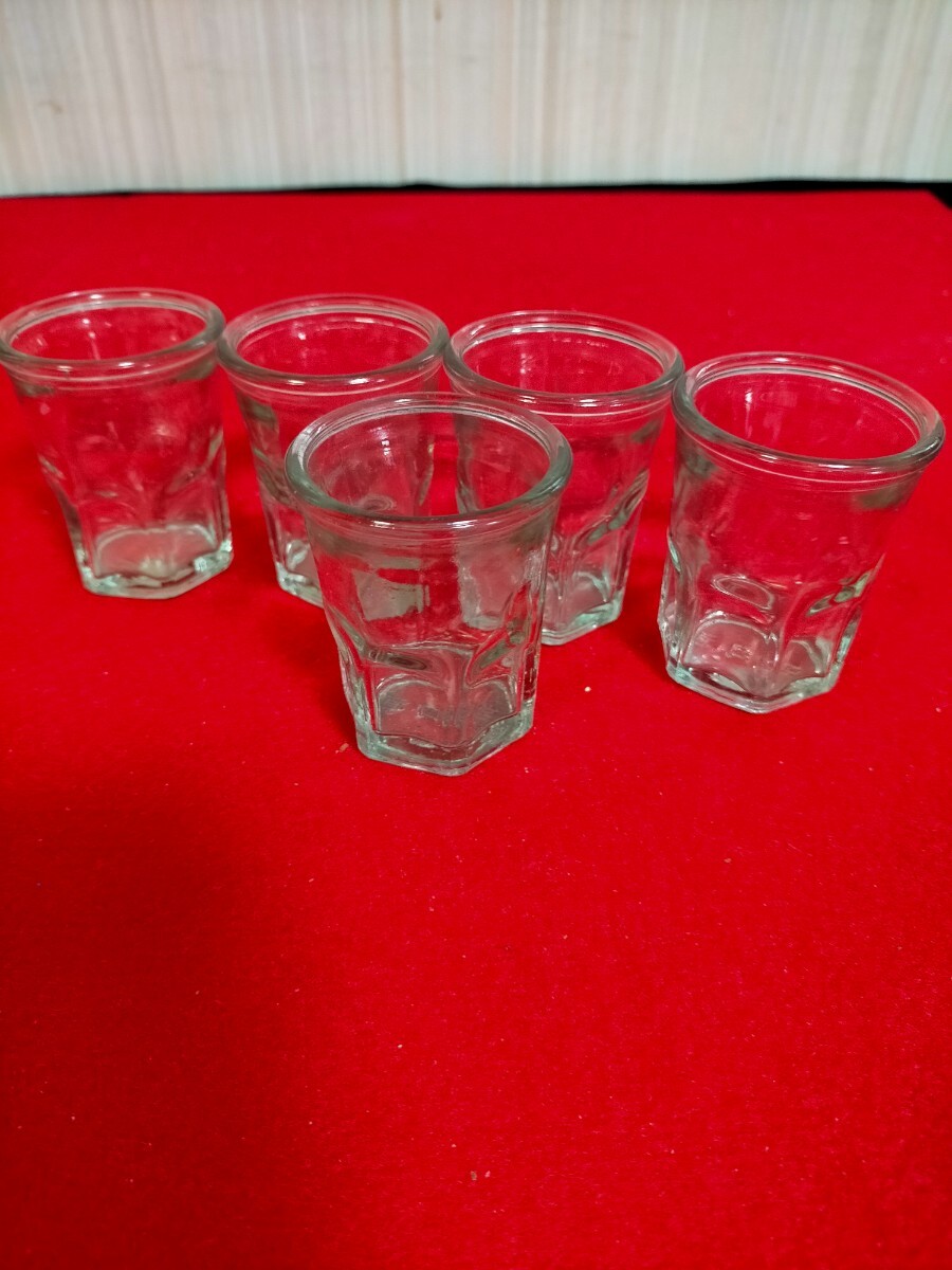 ● グラス 昭和レトロ ショットグラス レトロ コップ ガラスコップ 冷酒●N-10
