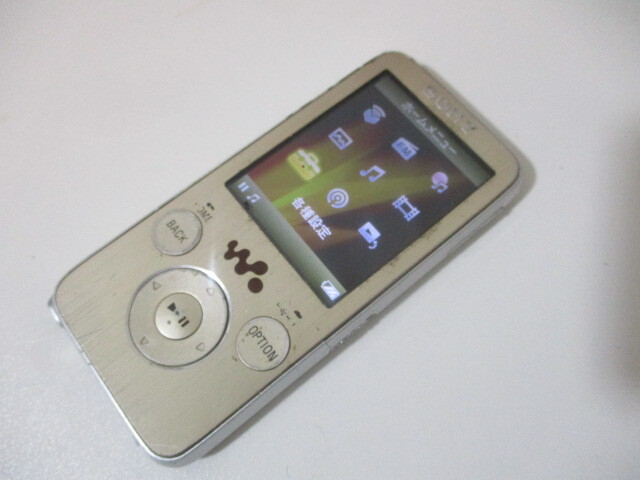 動作確認済 初期化済 SONY ソニー WALKMAN ウォークマン NW-S739F オーディオプレーヤー d153