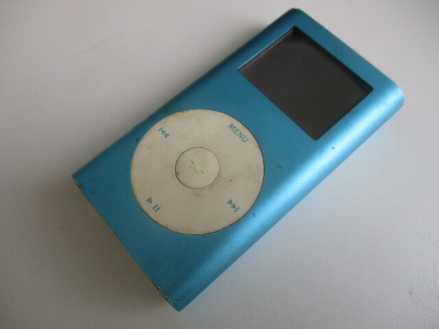 通電不可 Apple iPod mini 4GB A1051 オーディオプレーヤー ジャンク g26