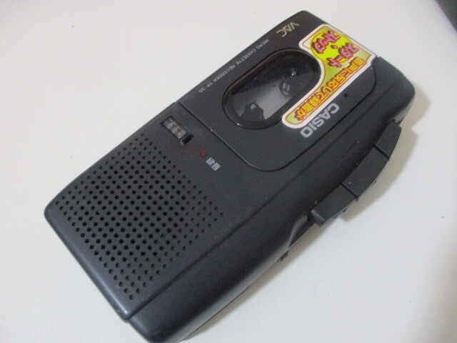 通電確認済 CASIO TP-35 マイクロカセットレコーダー カシオ ジャンク g88