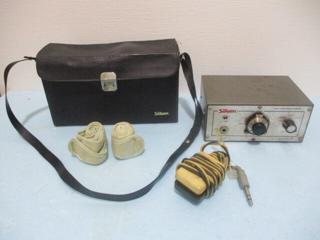 通電不可 SOKEN ソーケン 理学療法 ME 電子治療器 49B-156 低周波治療器 ジャンク品 b106