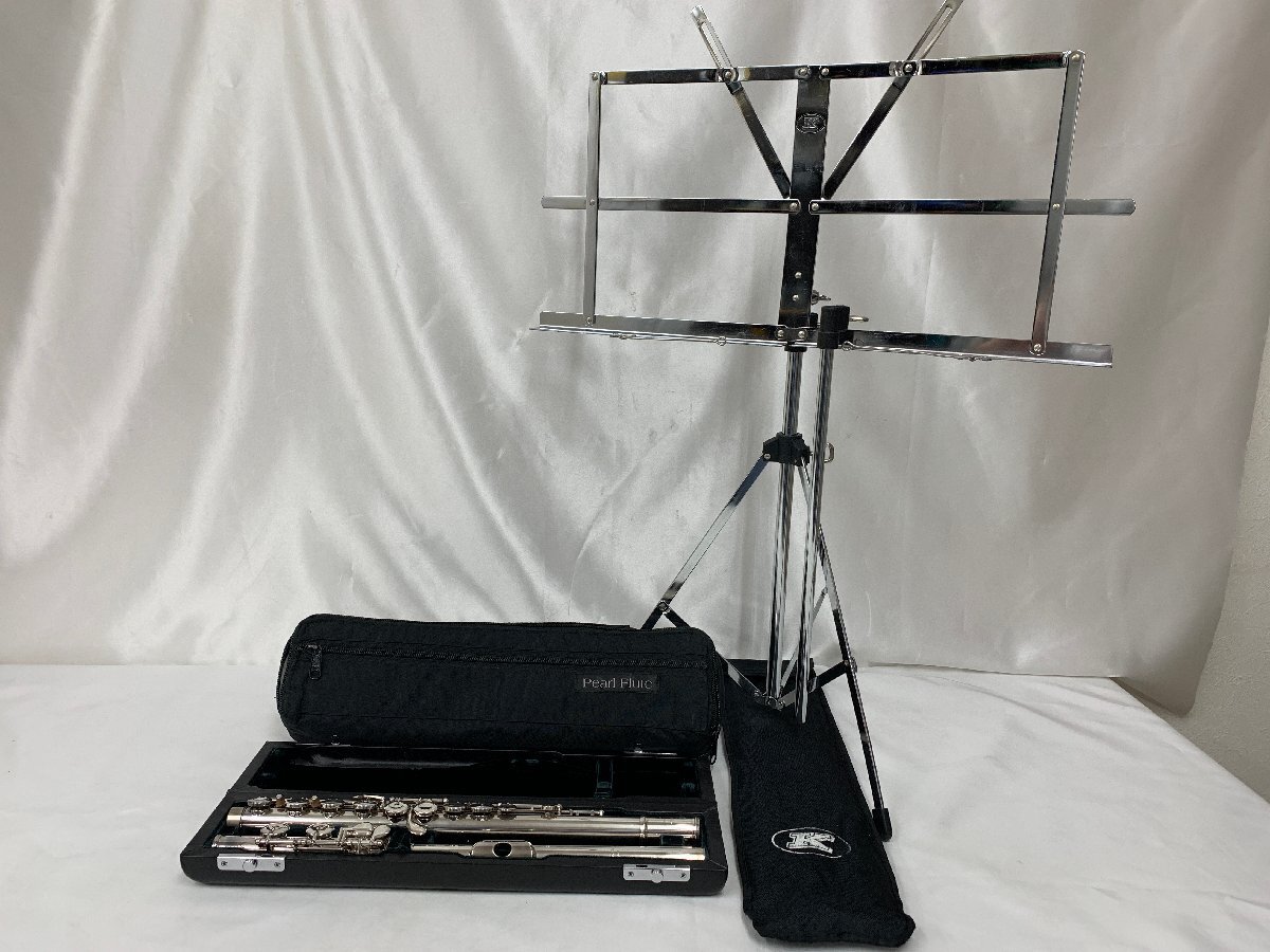 キングラム[12] Pearl Flute パールフルート カンタービレ F-CD925/E カバード C足部管 Eメカニズム有 Ag925 銀製 1476＠I37★送料無料