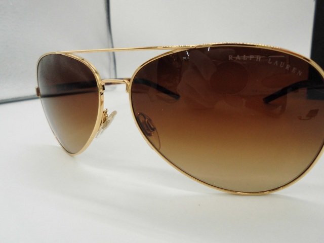 キングラム[41]21042 美品 サングラス RALPH LAUREN ラフルローレン RL 7002 9004/13 63□14 130 2N ケース 眼鏡 めがね ユニセックス 中古