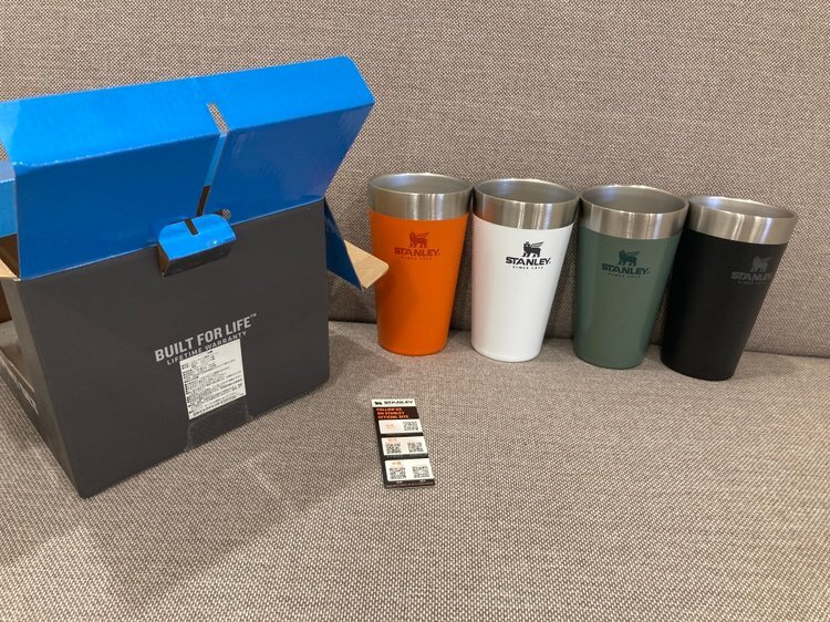 キングラム[60] スタンレーSTANLEYビアパイントセット473ml4本 高性能タンブラー 性能は60度以上を45分と10度以下を4時間 送料無料