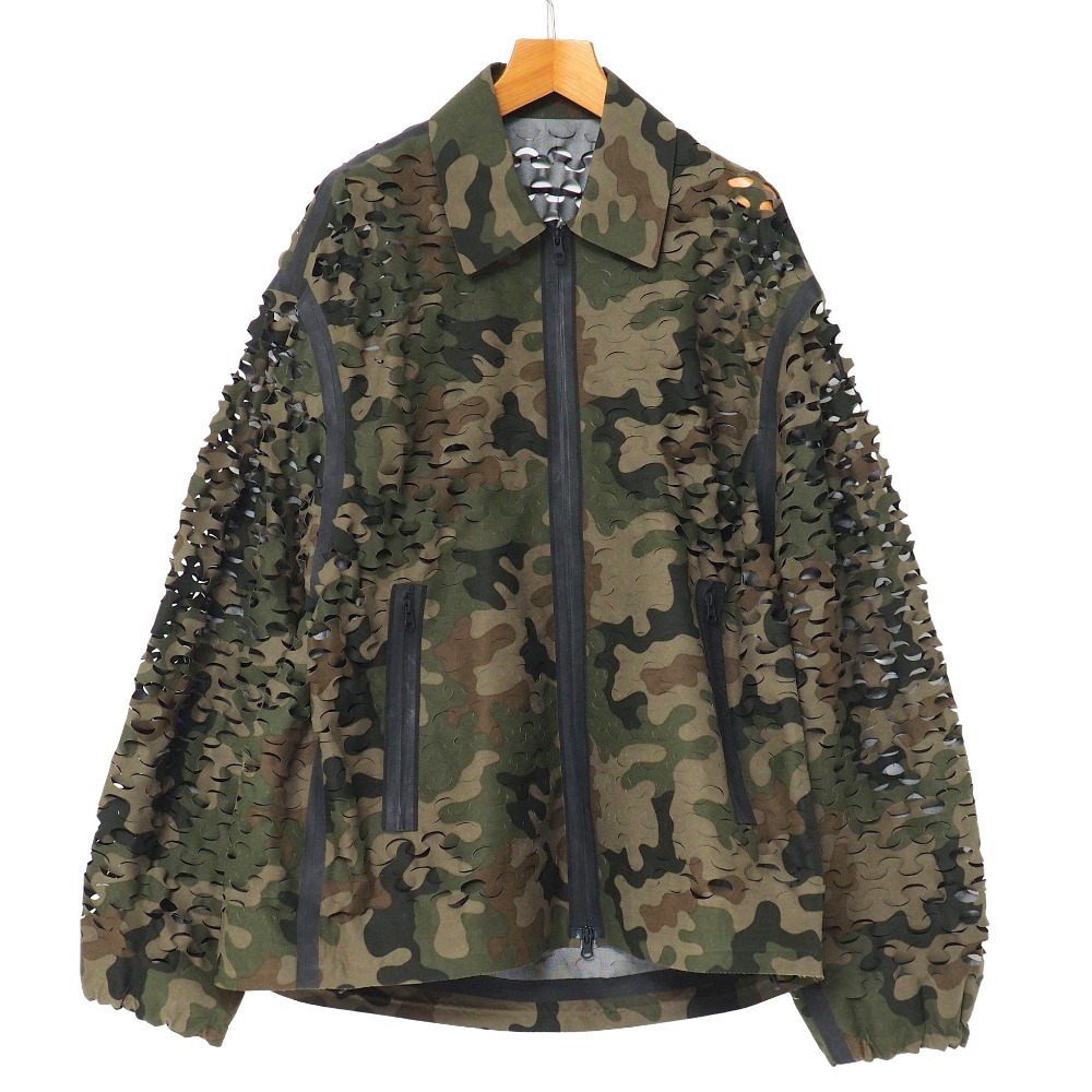 美品 DRIES VAN NOTEN ドリスヴァンノッテン ジャケット サイズMedium ジップアップ 迷彩