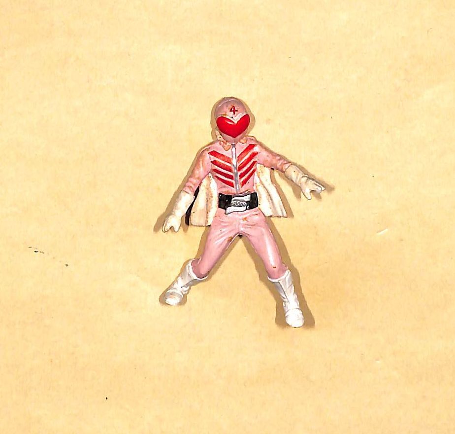 モモレンジャー　秘密戦隊ゴレンジャー　ミニフィギュア　製品名など不明