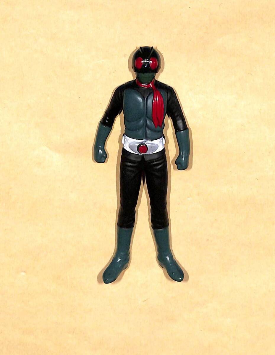 仮面ライダー旧１号　ミニソフビ　バンダイ　仮面ライダーソフビ道