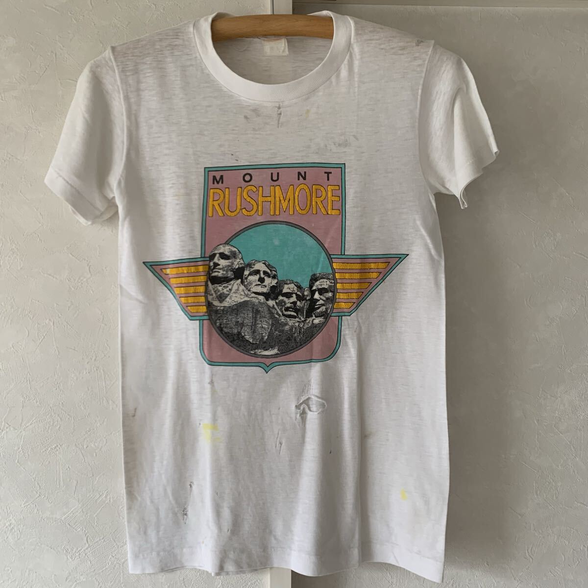 ビンテージ/マウントラッシュモア/Tシャツ/古着T/半袖Tシャツ/シングルステッチ/アメリカ/USA製/ブリント/ビンテージ/mount rushmore/Tee