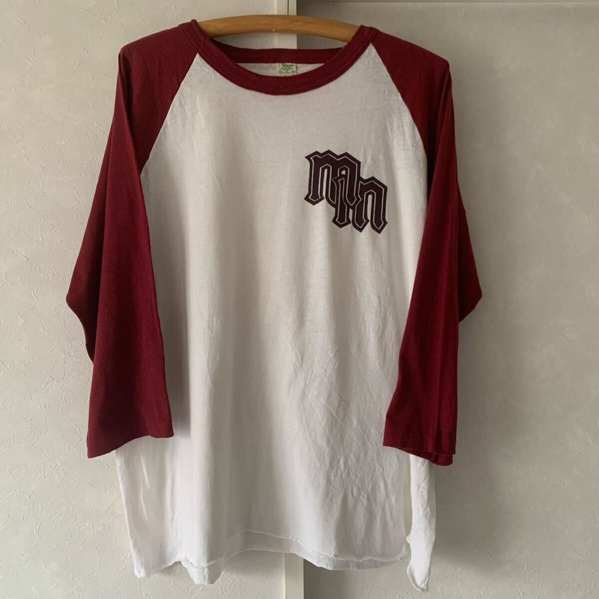 ビンテージ/70’s/vintage/TRIMARK/ラグラン/七分袖/ロンT/Tシャツ/Canada/カナダ製/ベースボールT
