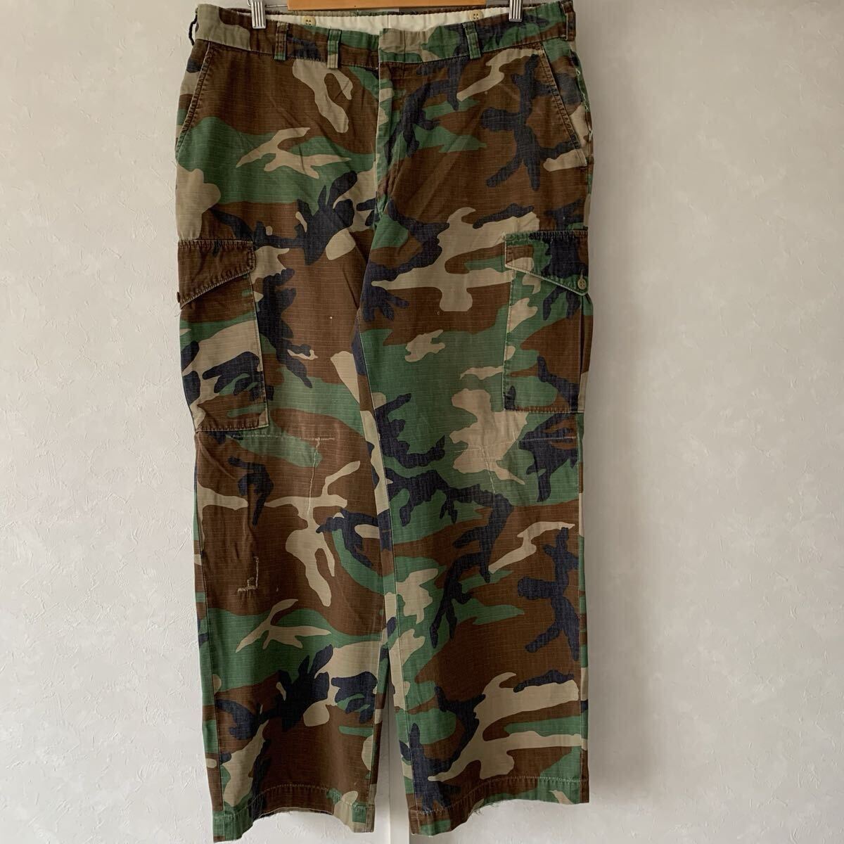 80’s/ビンテージ/L.L.Bean/エルエルビーン/カーゴパンツ/ウッドランド/迷彩/ウッドランドカモ/6ポケット/パンツ/ハンティング/リップスト/