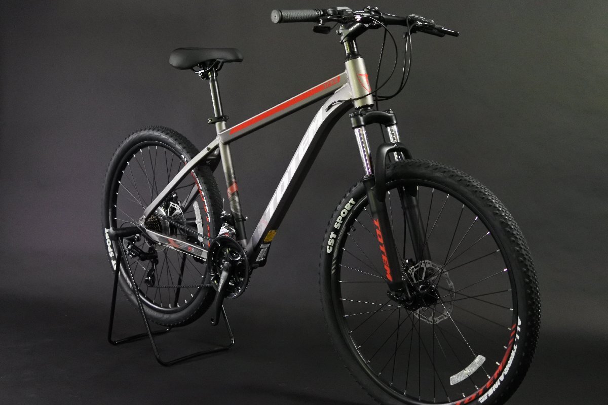 TOTEM(トーテム)マウンテンバイク新品！ロック機能付きフロントサスペンション☆ディスクブレーキモデル、アルミフレーム24スピード！
