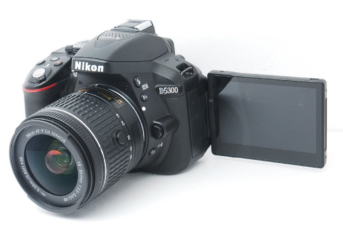 【美品】Nikon ニコン D5300 レンズキット ショット数1034回 d000042