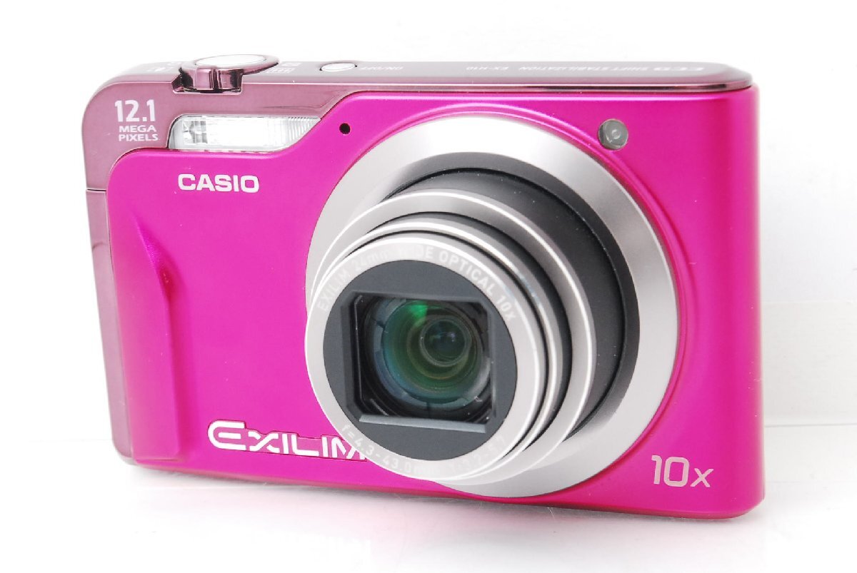 【美品】CASIO カシオ EXILIM Hi-ZOOM EX-H10 ピンク c000418