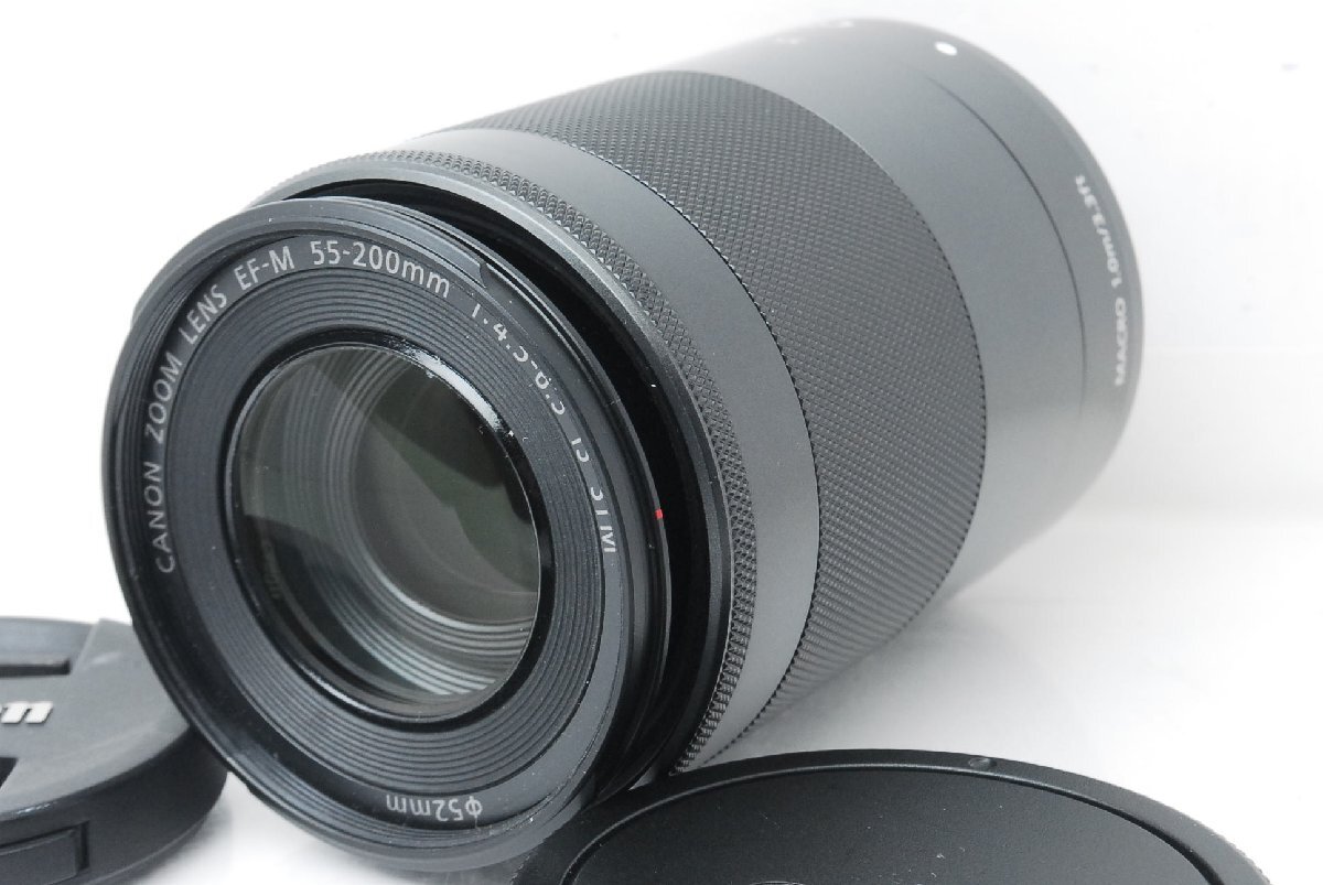 Canon キヤノン EF-M 55-200mm F4.5-6.3 IS STM ブラック mr000044