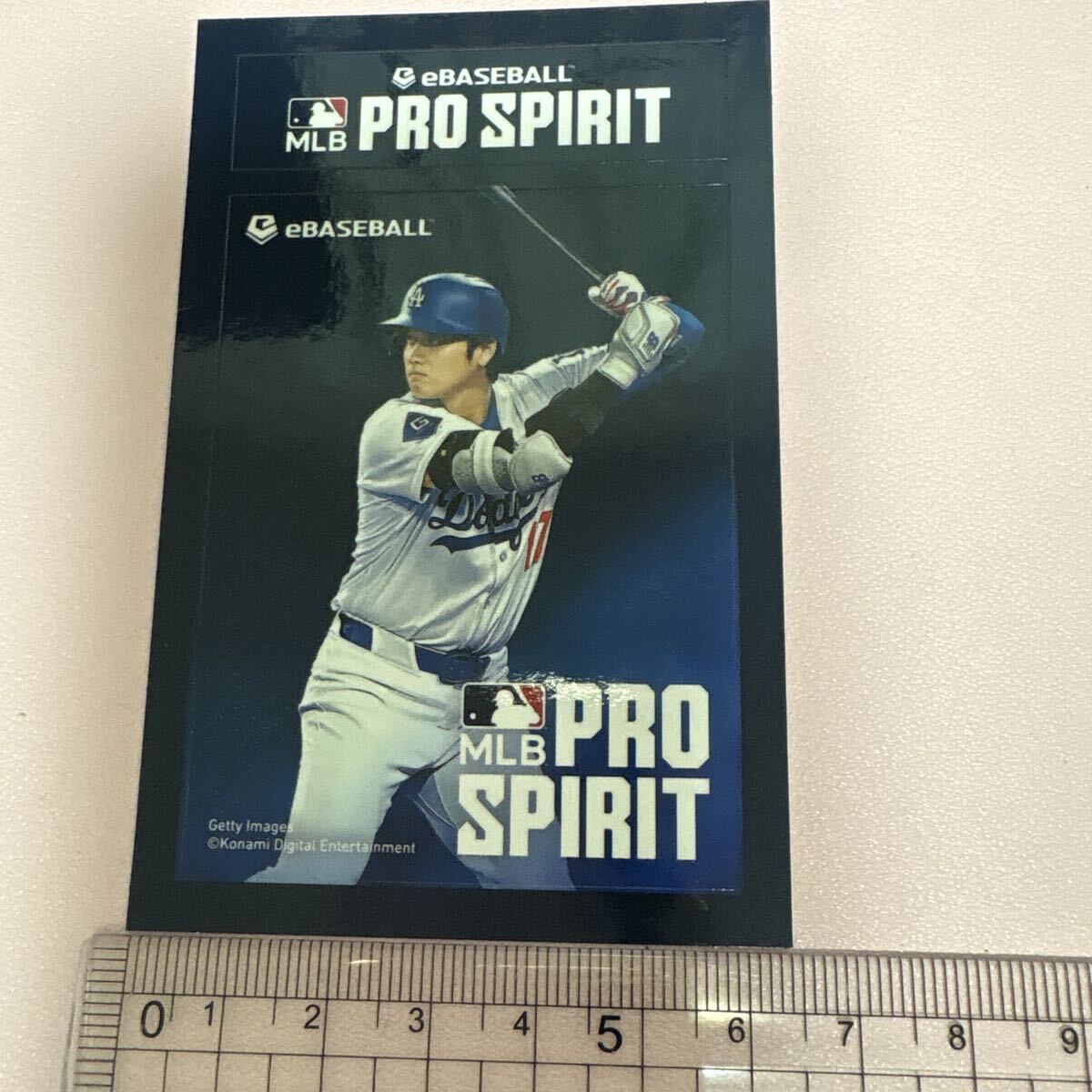大谷翔平 eBASEBALL MLB PRO SPIRIT プロスピ カードステッカー
