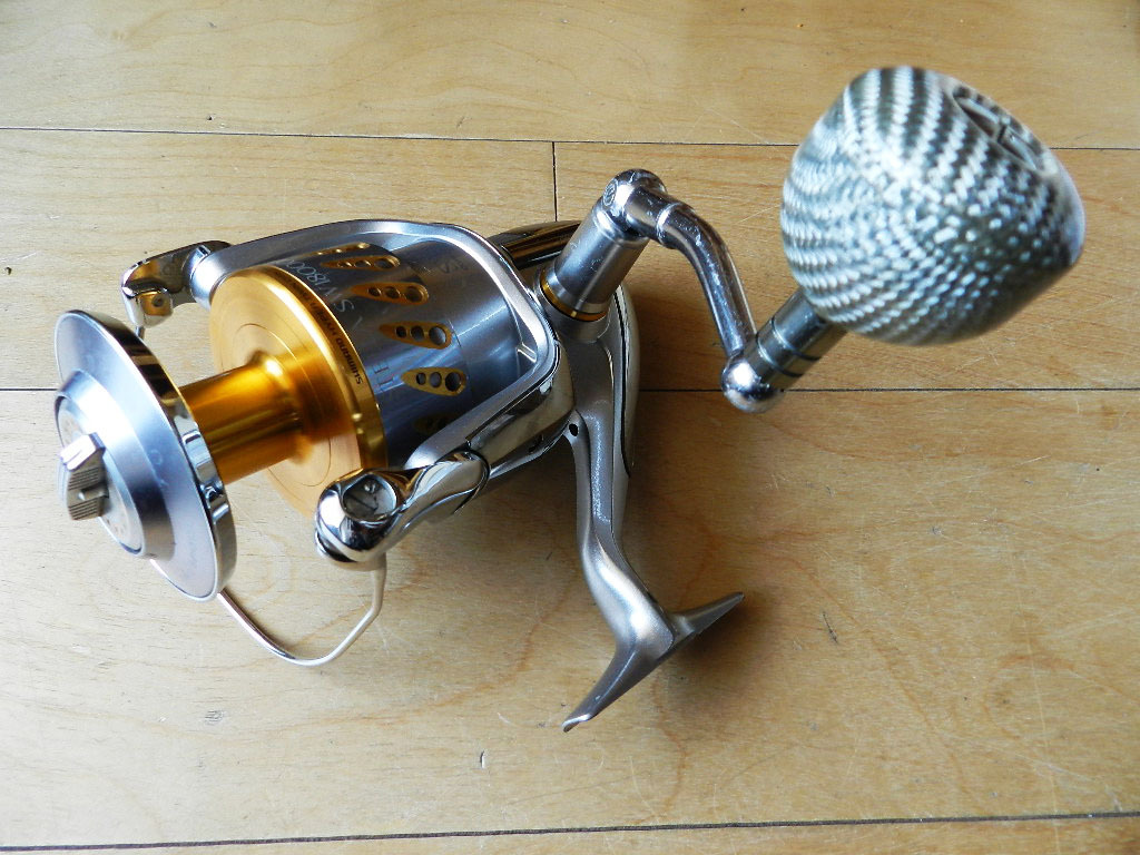 ★訳あり・ジャンク★08ステラ SW 18000HG スタジオ コンポジット カーボン ハンドルノブ（シマノ SHIMANO STELLA）