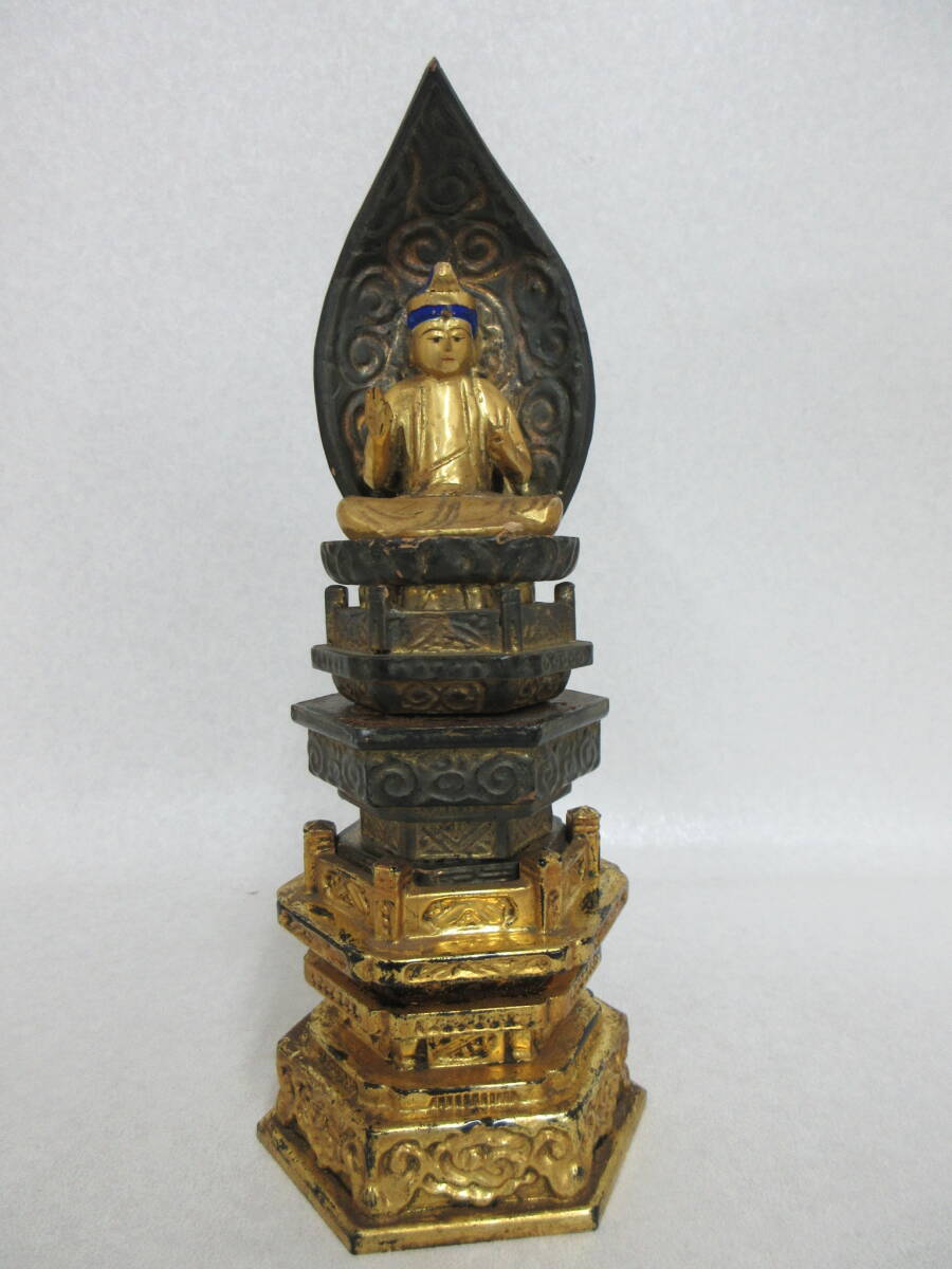 Ｔ４９４３　仏教美術　仏像　木彫　観音菩薩坐像　