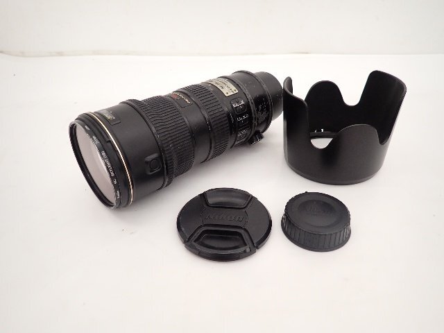 【ジャンク品】 Nikon ニコン 大口径望遠ズームレンズ AF-S VR Zoom-Nikkor ED 70-200mm F2.8G ∽ 75F6D-7