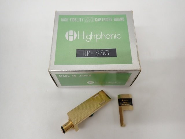 良品 Highphonic HP-S5 G ハイフォノニック 銀線リード 硬質アルミ合金削り出し/金メッキ特殊処理 ヘッドシェル ∩ 75F1D-13