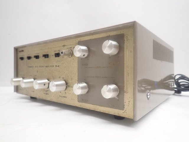 TRIO/KENWOOD トリオ ケンウッド 真空管/管球式プリメインアンプ W-41 ジャンク品 ∩ 75C77-5