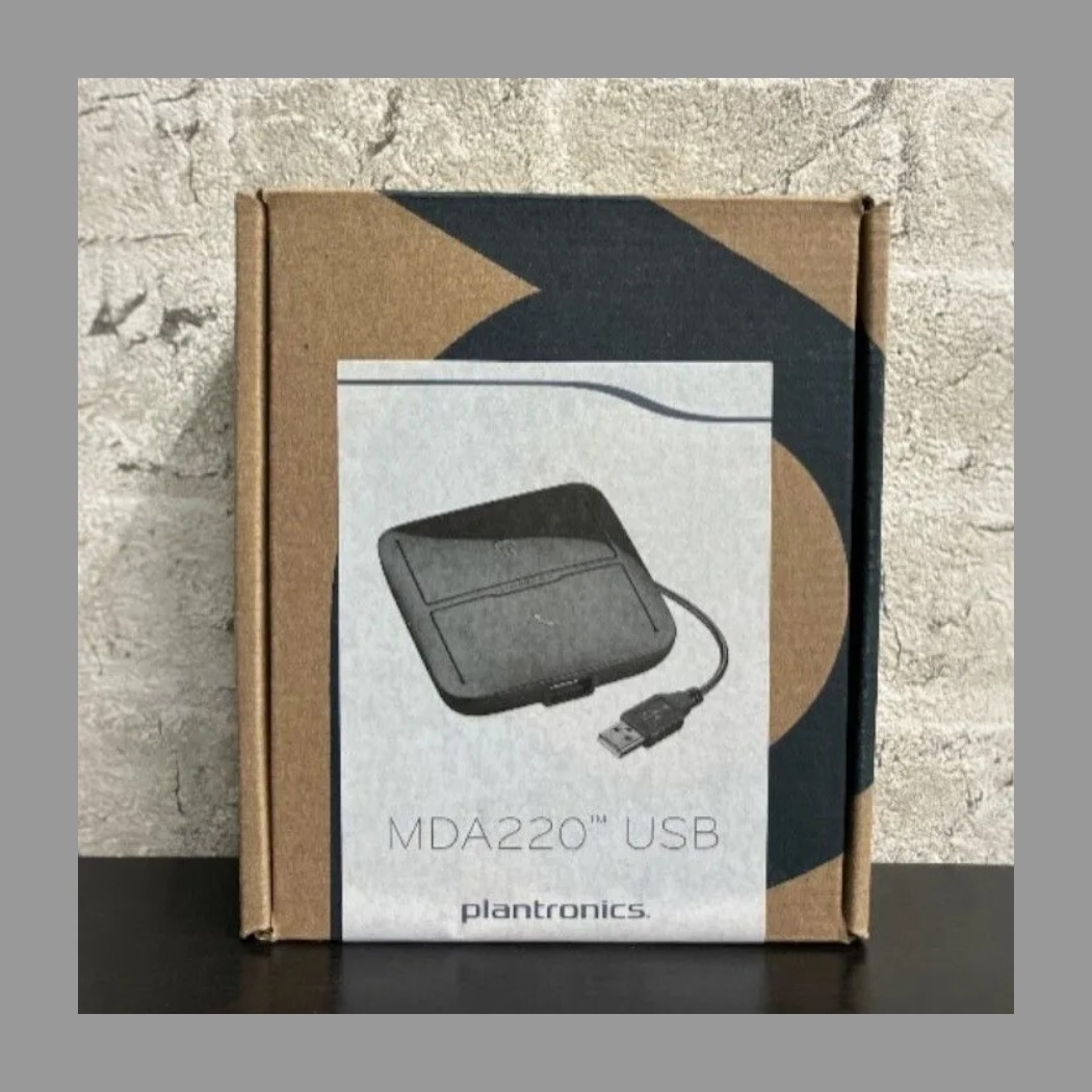 【未使用】HP Poly MDA220 USB-A オーディオスイッチャー 8A7E0AA ヘッドセット切替器【8-S1】