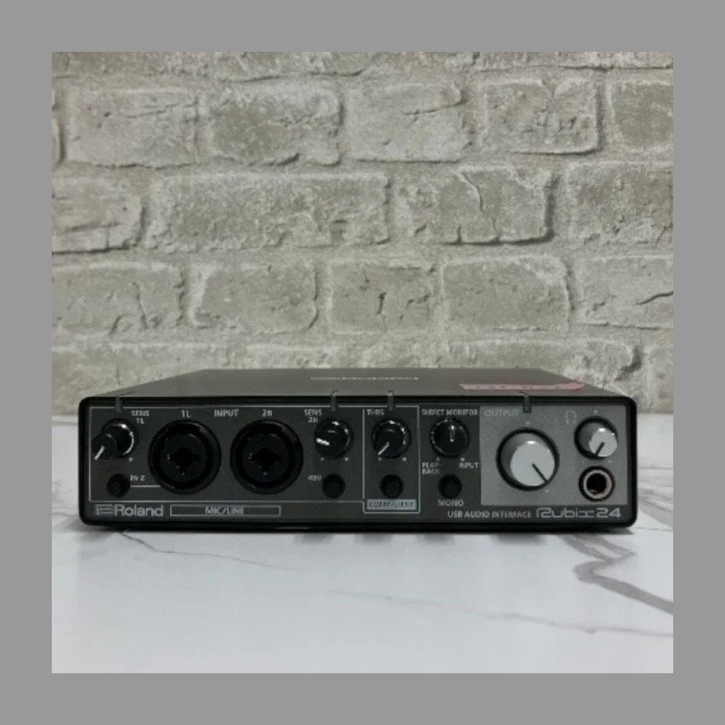 【中古（未検査）】コンプ搭載 Roland Rubix24 高音質オーディオインターフェース｜仕入元動作済 【129-A1】