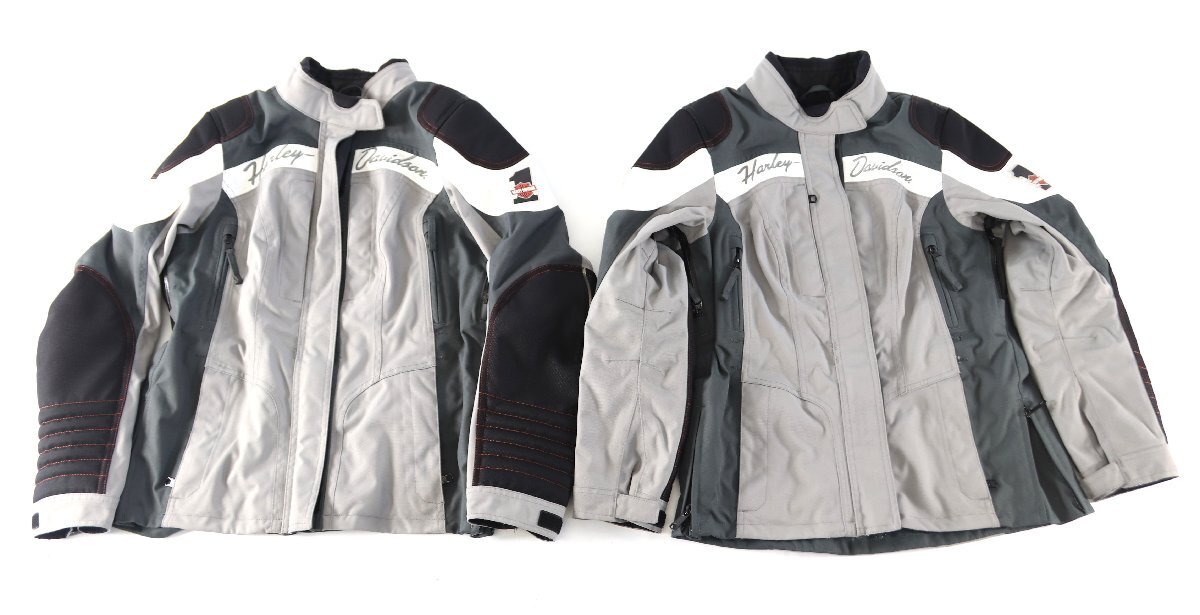 【2点】HARLEY DAVIDSON ハーレー ダビッドソン ウォータープルーフ ライディングジャケット S M サイズ 5391-KF①