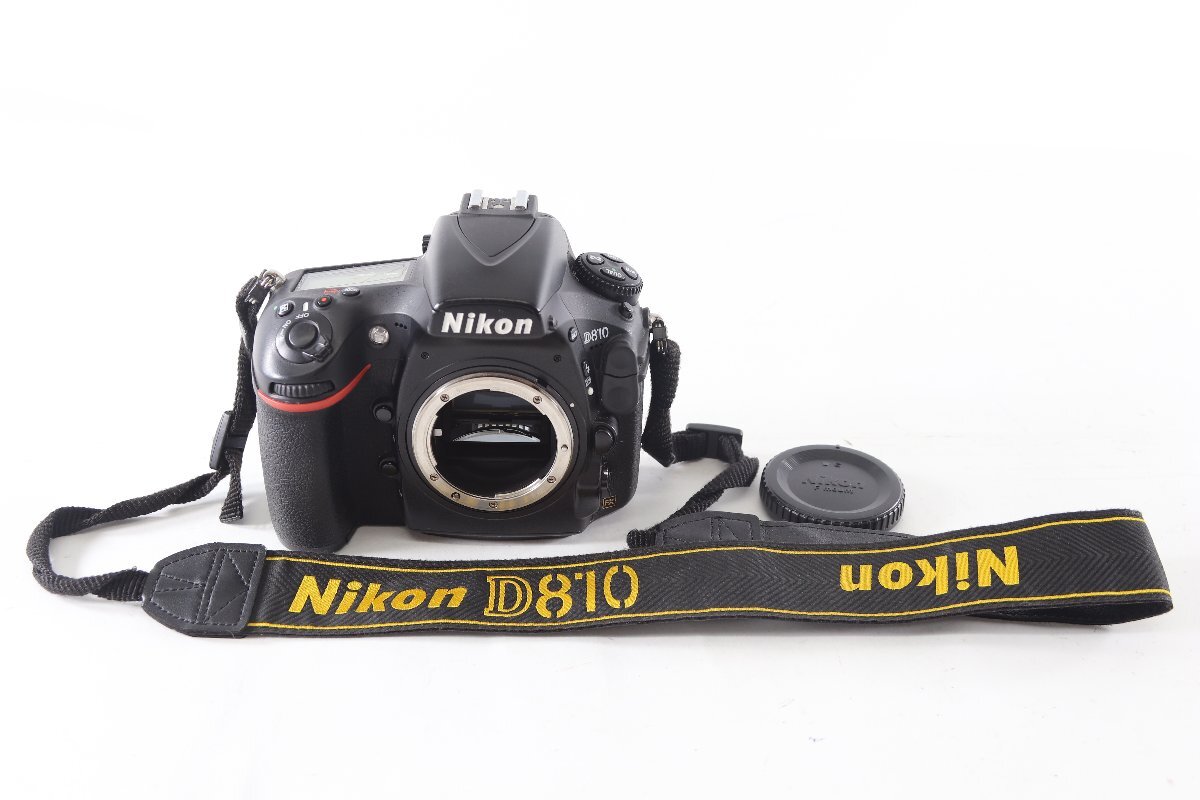 Nikon ニコン D810 デジタル 一眼 デジタル カメラ アウトドア ブラックカラー 動作未確認 5324-KF
