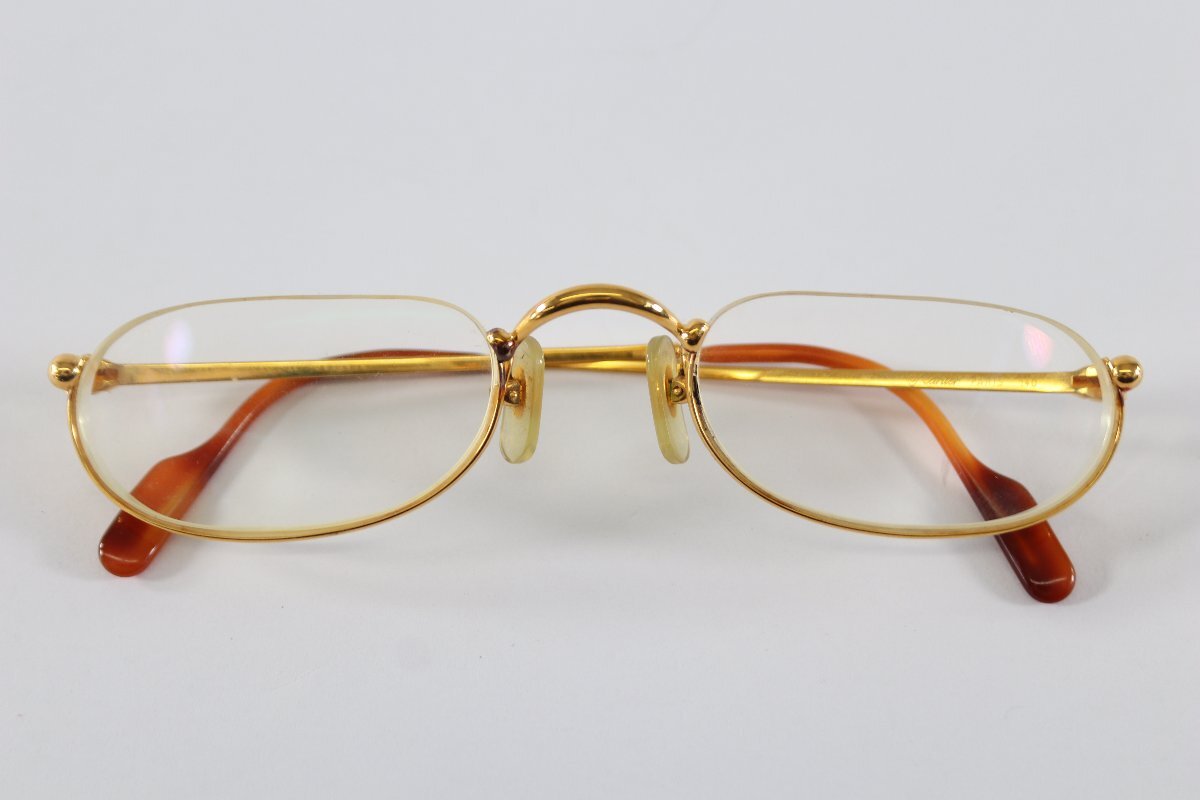 Cartier カルティエ 140 51□23 MADE IN FRANCE メガネ 眼鏡 アイウェア ファッション小物 5462-KI