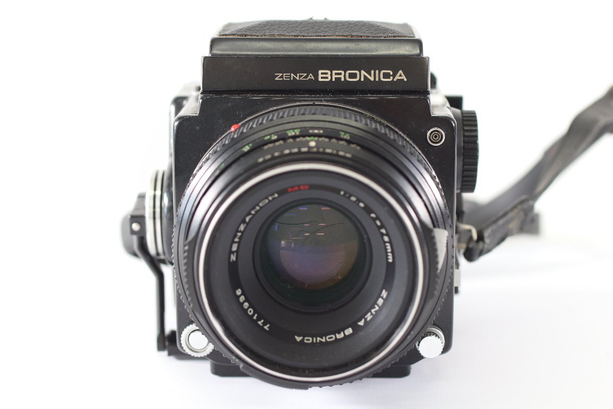 ZENZA BRONICA ゼンザ ブロニカ ETR 中判カメラ フィルムカメラ レンズ ZENZANON MC 75mm F2.8 単焦点レンズ 動作未確認 5432-RY