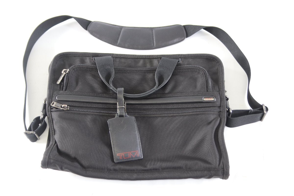 TUMI トゥミ ハンドバッグ ショルダーバッグ ビジネスバッグ 手持ち 肩掛け 2WAY バッグ 鞄 かばん ブラック系 メンズ 5465-RY