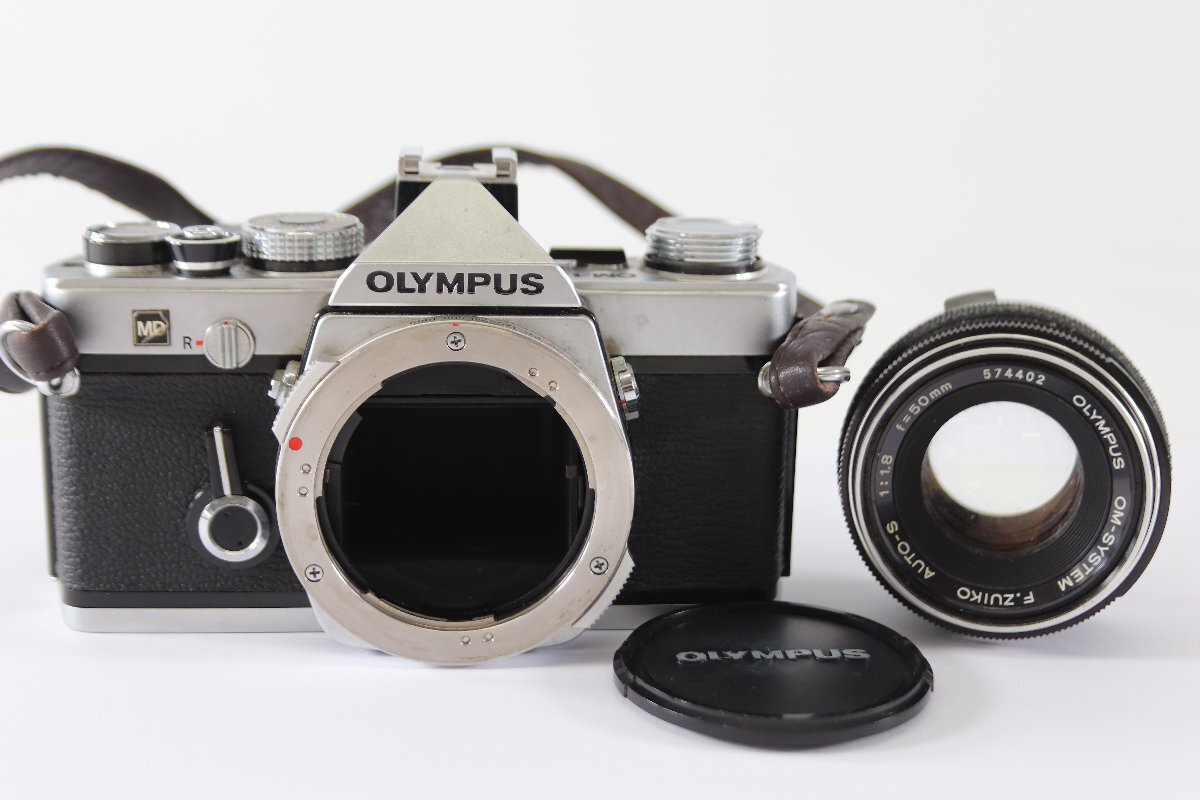 OLYMPUS オリンパス OM-1 OM-SYSTEM F ZUIKO AUTO-S 50mm F1.8 単焦点レンズ 一眼レフ フィルム カメラ 動作未確認 5430-RY