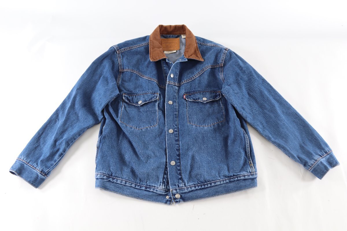 LEVI STRAUSS＆CO リーバイス LEVIS ジャケット Gジャン アウター 襟 コーデュロイ サイズM ヴィンテージ ファッション 5444-KI