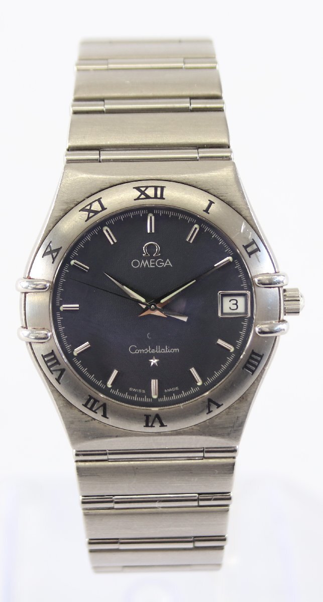 【不動品】OMEGA オメガ Constellation コンステレーション クォーツ デイト 腕時計 3針 ファッション ジャンク 5459-TH