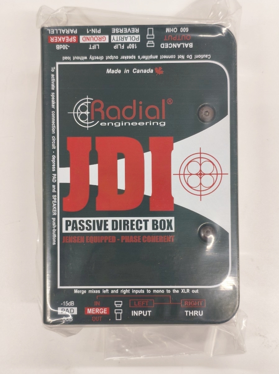 【Radial】JDI パッシブDI【新品未使用品】