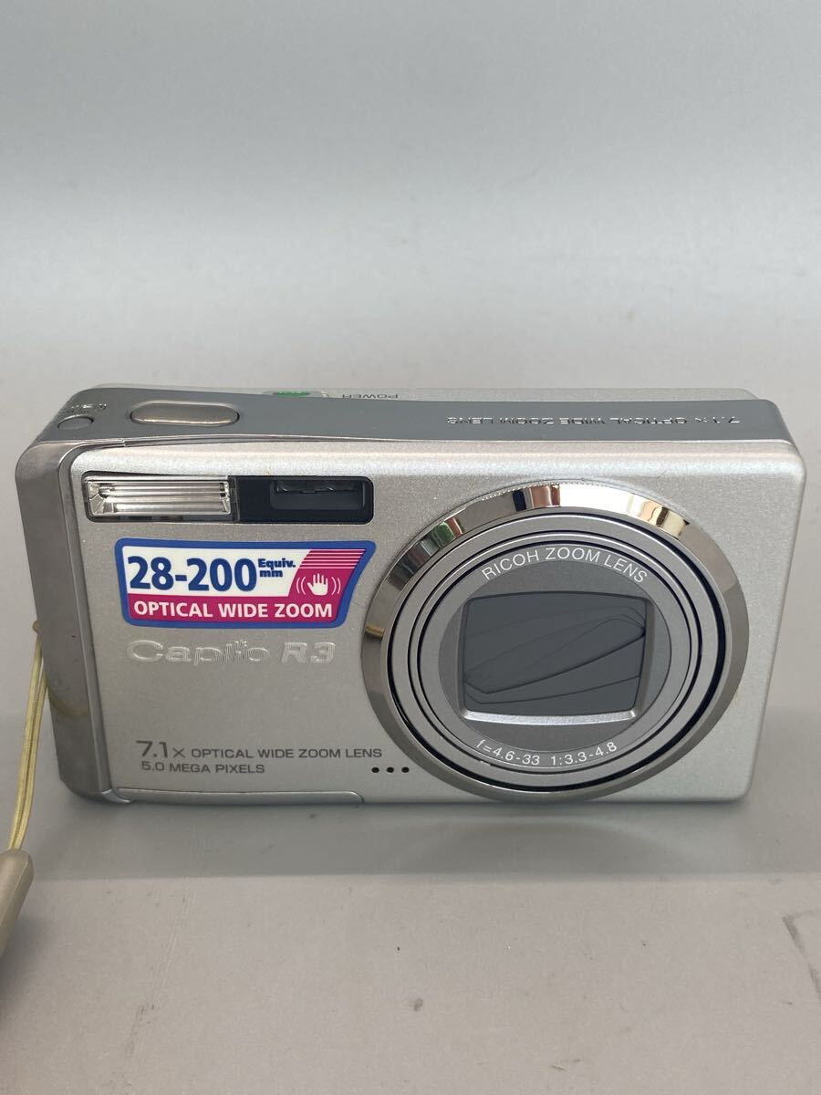 W052510② 1円〜 RICCOH リコー コンパクトデジタルカメラ caplio R3 シルバー 元箱付