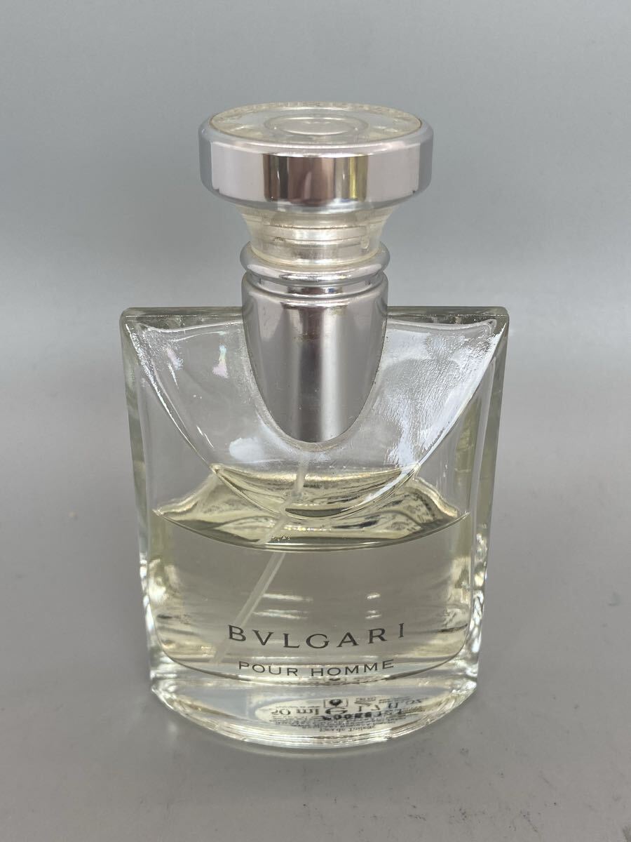 T052618② 1円〜 BVLGARI ブルガリ 香水 POUR HOMME 50ml 残量4割ほど