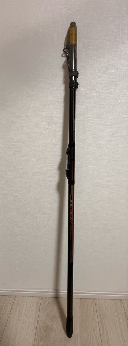 ダイワ カーボウィスカーパワーメッシュ ロングビームF 30-430 美品♪ Daiwa carbo-whisker Powermesh 日本製 定価41,250円 投竿