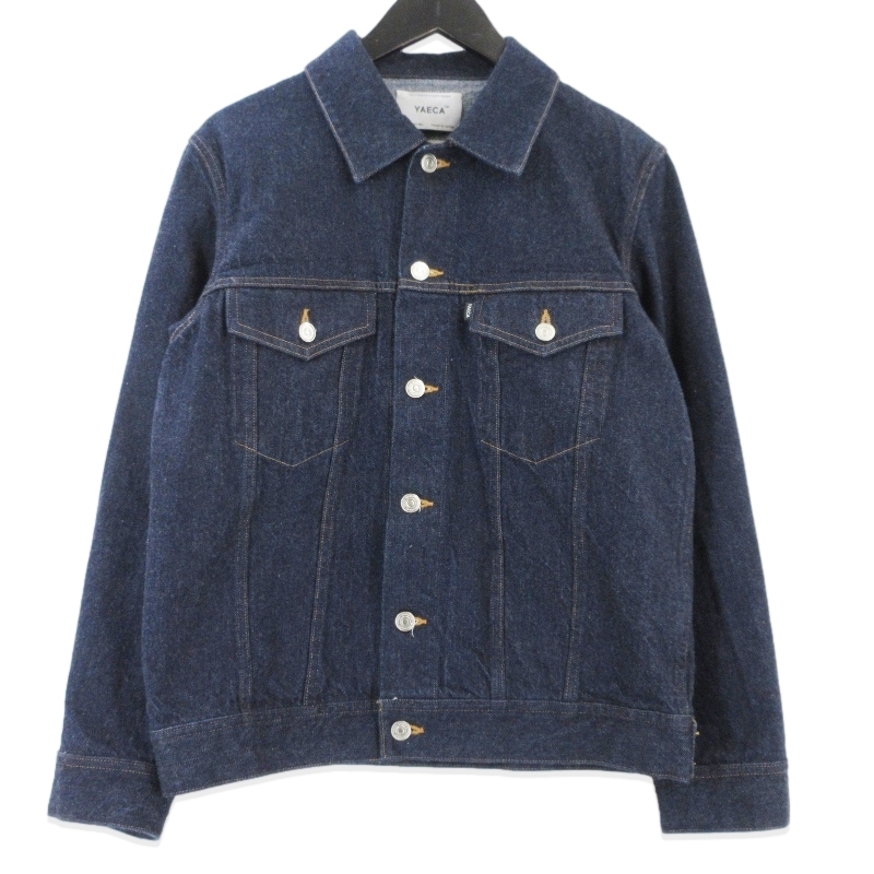YAECA ヤエカ デニムジャケット 18-13W DENIM JACKET コットン 日本製 インディゴ S 99000831