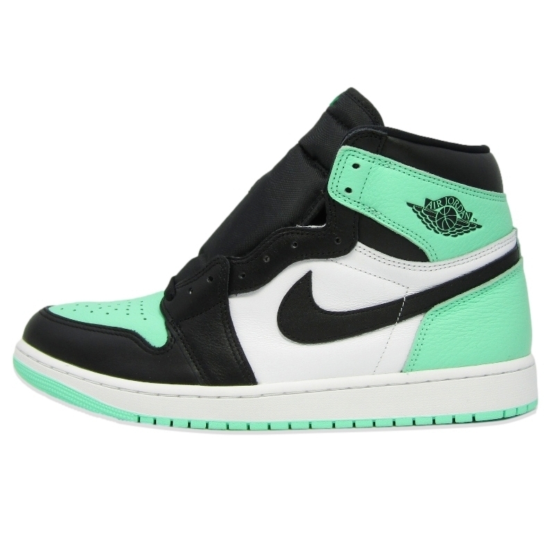 未使用 NIKE ナイキ 30cm AIR JORDAN 1 RETRO HIGH OG DZ5485-130 エアジョーダン 1 レトロ ハイ WHITE/BLACK-GREEN GLOW 18002007