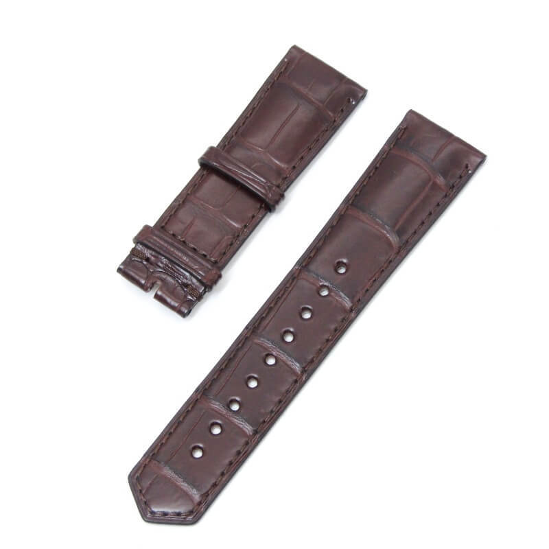 美品 TAG HEUER タグホイヤー 時計ベルト FC8332 アリゲーター レザー 純正ストラップ 22mm/20mm カレラ42mm用 ブラウン 28012441